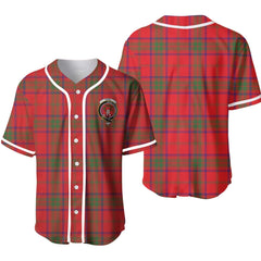 Ross Tartan Crest Baseball Jersey