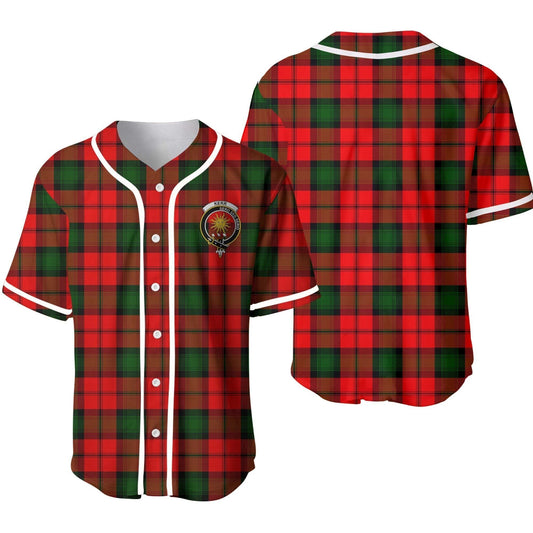 Kerr Tartan Crest Baseball Jersey