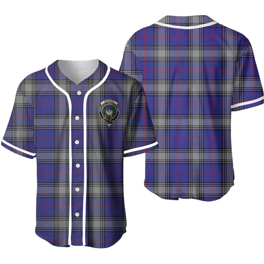 Kinnaird Tartan Crest Baseball Jersey