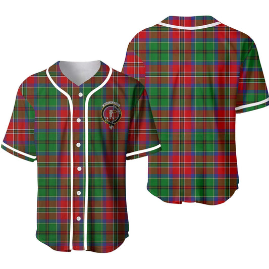 MacCulloch (McCulloch) Tartan Crest Baseball Jersey