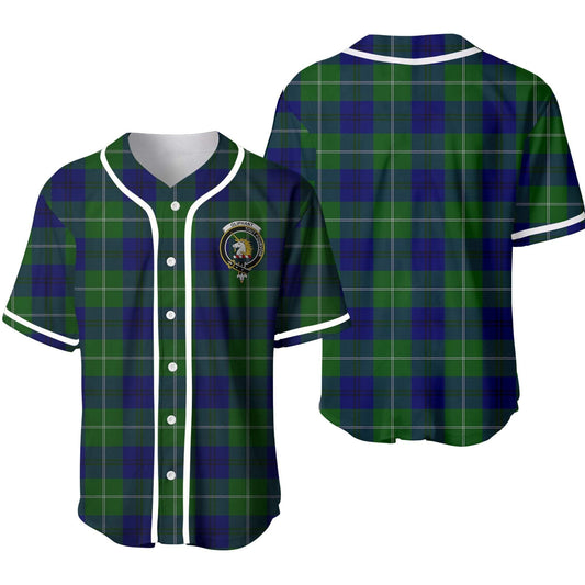 Oliphant Tartan Crest Baseball Jersey