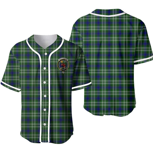 Spottiswood Tartan Crest Baseball Jersey