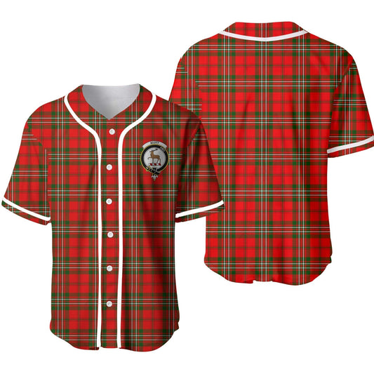 Scott Tartan Crest Baseball Jersey