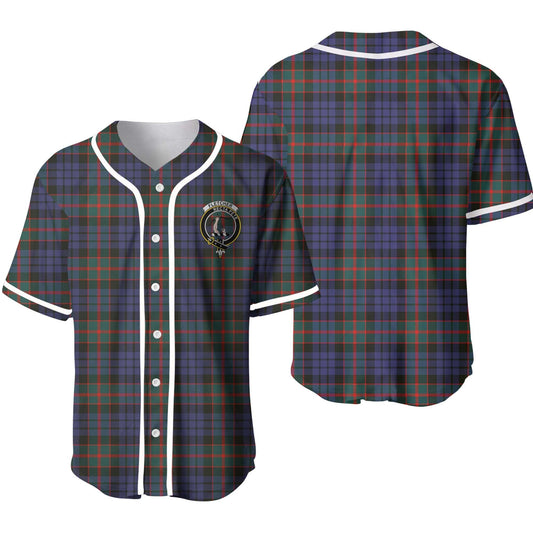 Fletcher Tartan Crest Baseball Jersey