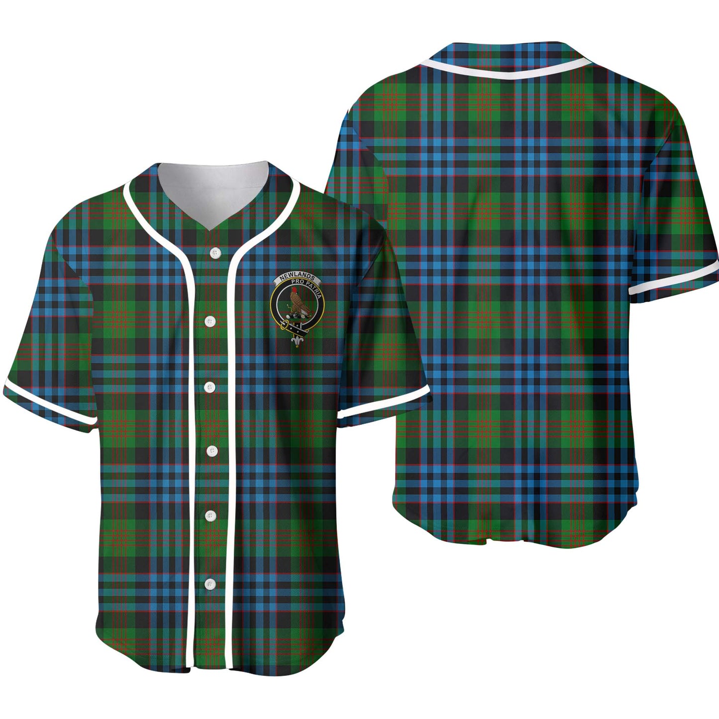 Newlands Tartan Crest Baseball Jersey