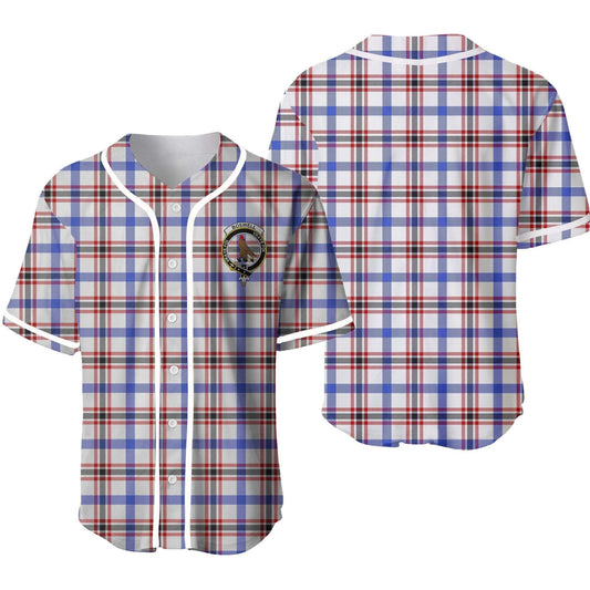 Boswell Tartan Crest Baseball Jersey