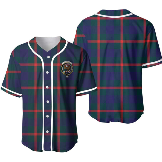 Agnew Tartan Crest Baseball Jersey