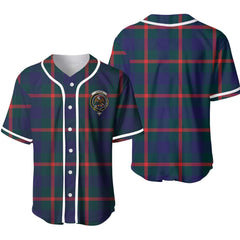 Agnew Tartan Crest Baseball Jersey