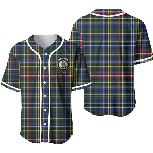 Scott Green Modern (1) Tartan Crest Baseball Jersey