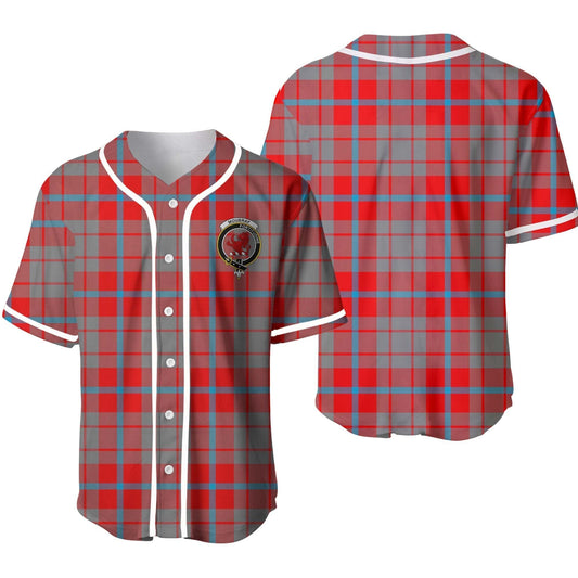 Moubray Tartan Crest Baseball Jersey