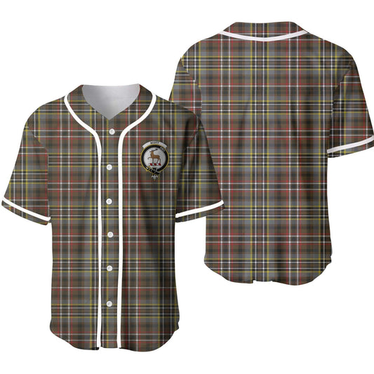 Scott Green Weathered Tartan Crest Baseball Jersey