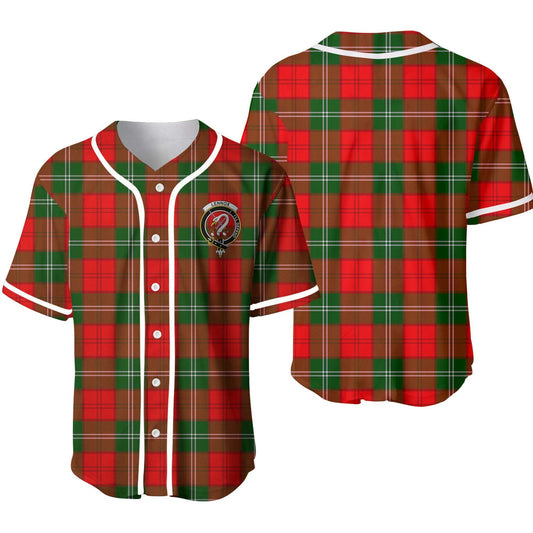 Lennox Tartan Crest Baseball Jersey