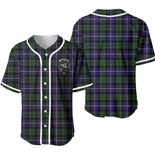 Galbraith Tartan Crest Baseball Jersey