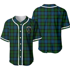 MacKay Tartan Crest Baseball Jersey