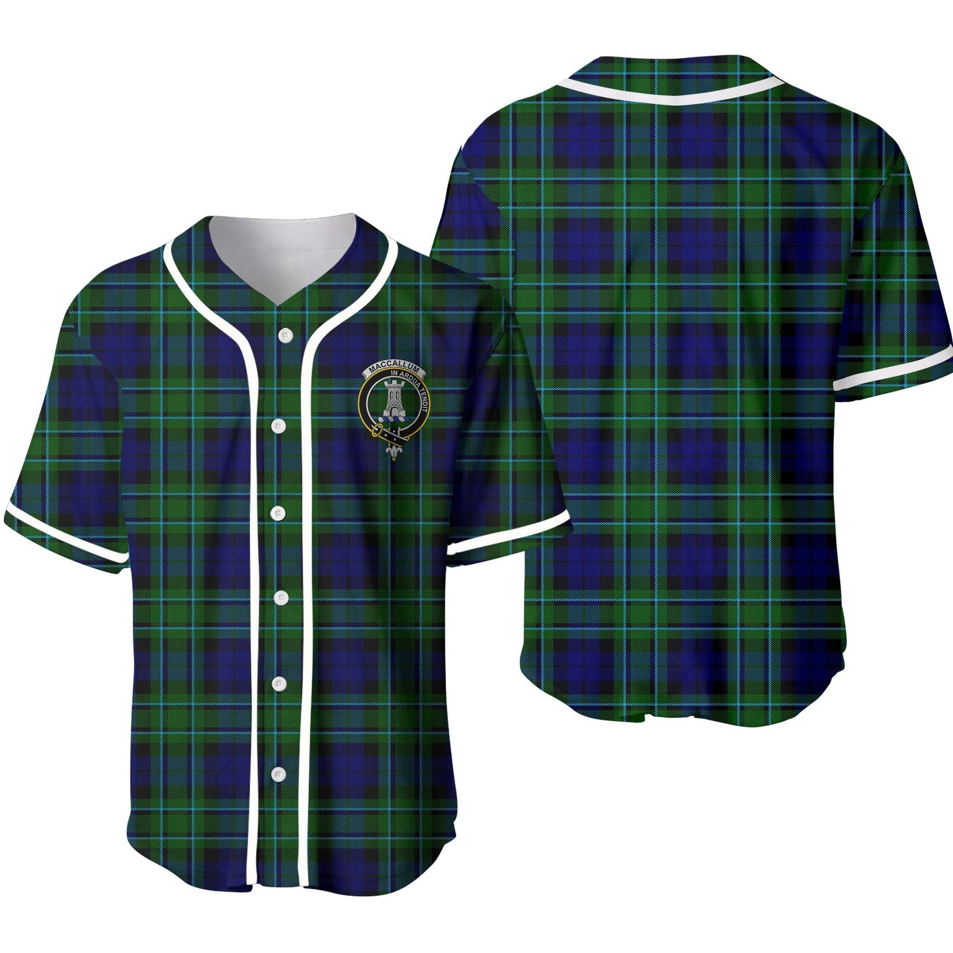 MacCallum Tartan Crest Baseball Jersey