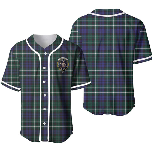 Allardice Tartan Crest Baseball Jersey