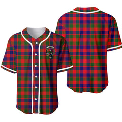Gow (of Skeoch) Tartan Crest Baseball Jersey