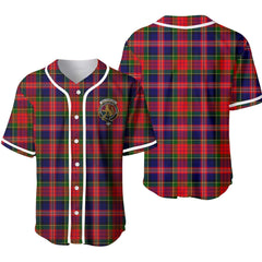 MacPherson Tartan Crest Baseball Jersey