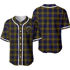 MacLellan Tartan Crest Baseball Jersey