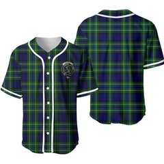 MacNeil of Colonsay Tartan Crest Baseball Jersey