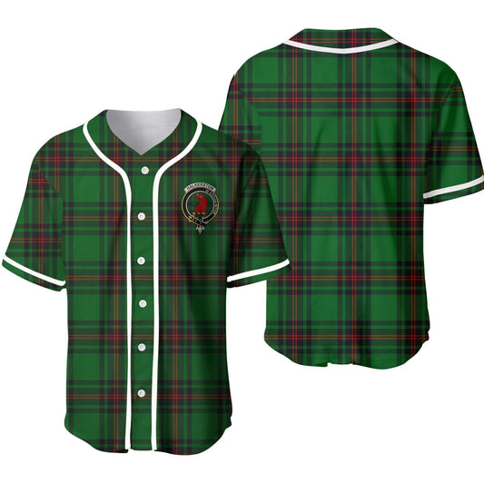 Halkerston Tartan Crest Baseball Jersey