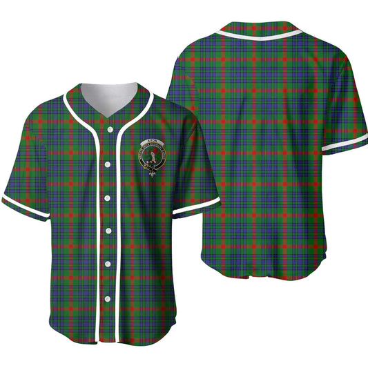 Aiton Tartan Crest Baseball Jersey