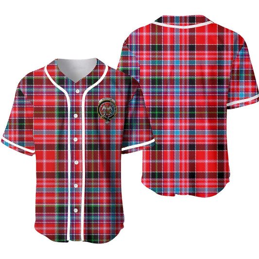 Straiton Tartan Crest Baseball Jersey