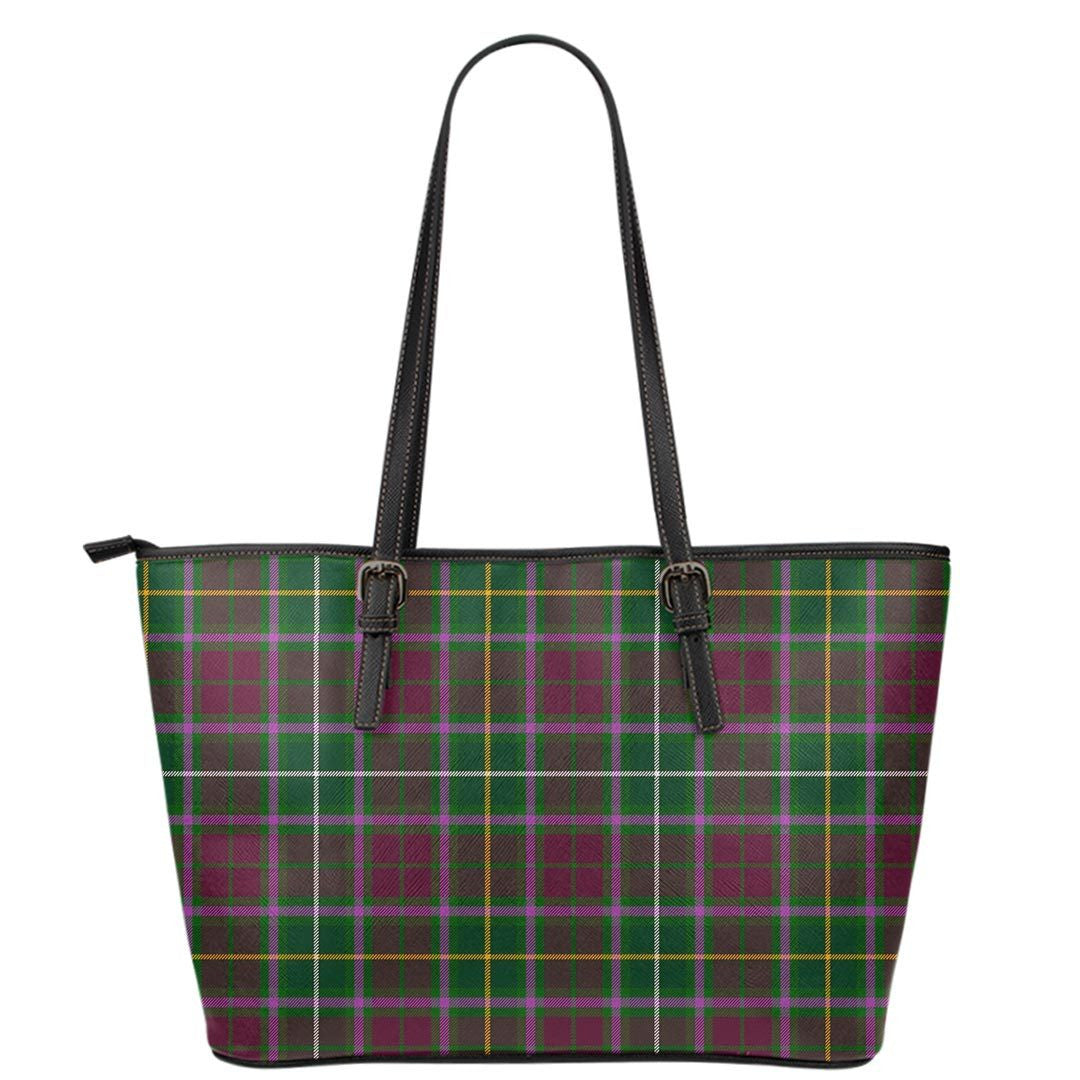 Crosbie Tartan Plaid Leather Tote
