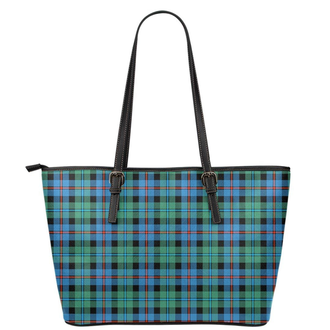 Campbell of Cawdor Ancient Tartan Plaid Leather Tote