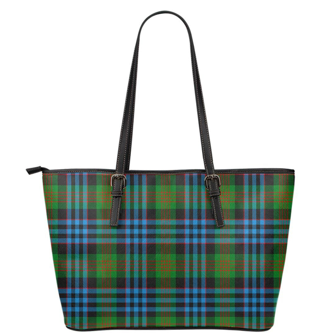 Newlands of Lauriston Tartan Plaid Leather Tote