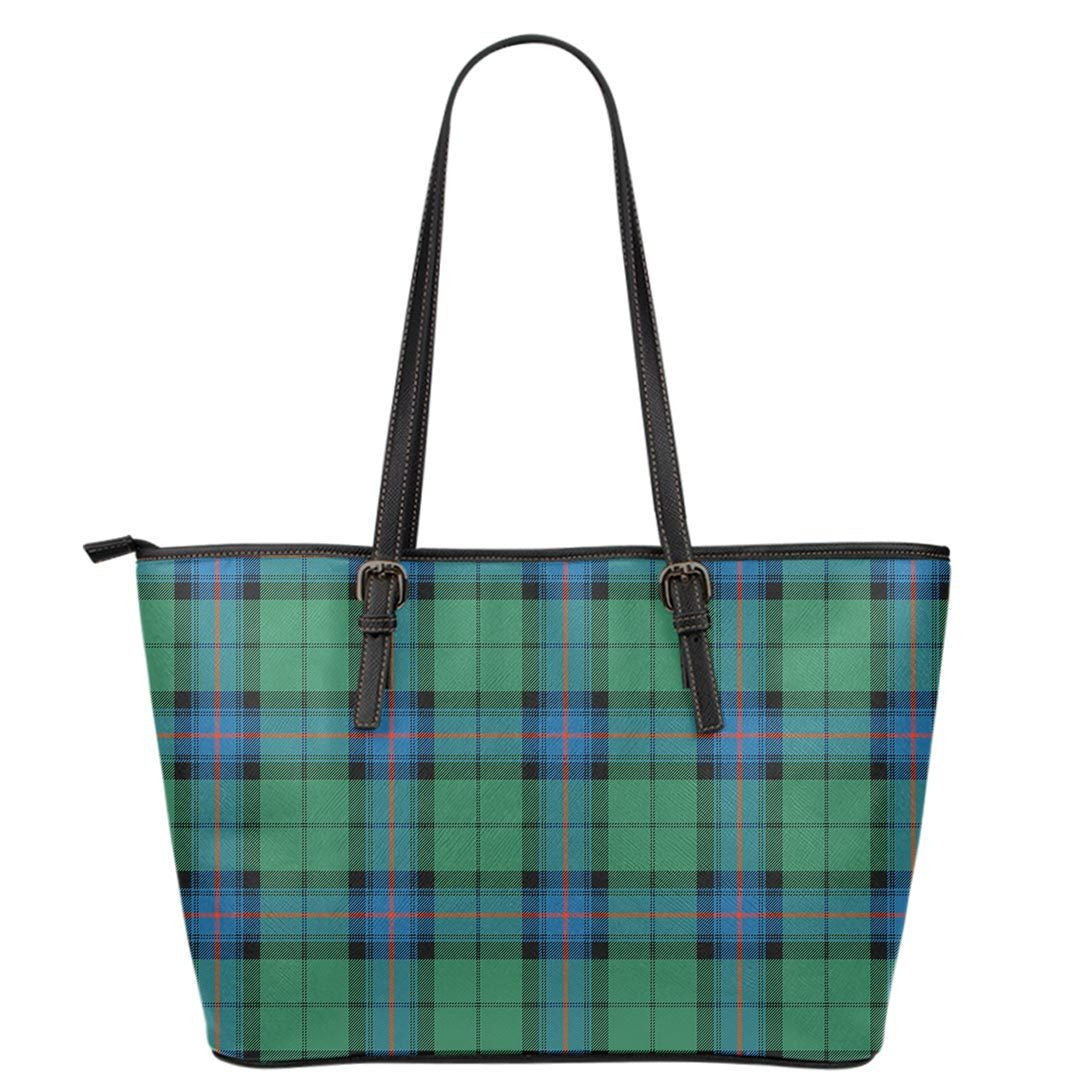 Armstrong Ancient Tartan Plaid Leather Tote