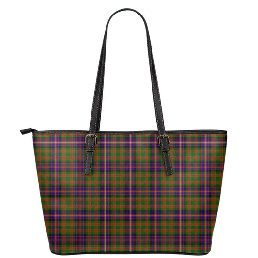 Cochrane Modern Tartan Plaid Leather Tote