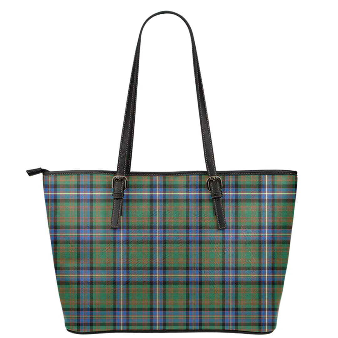 Cochrane Ancient Tartan Plaid Leather Tote