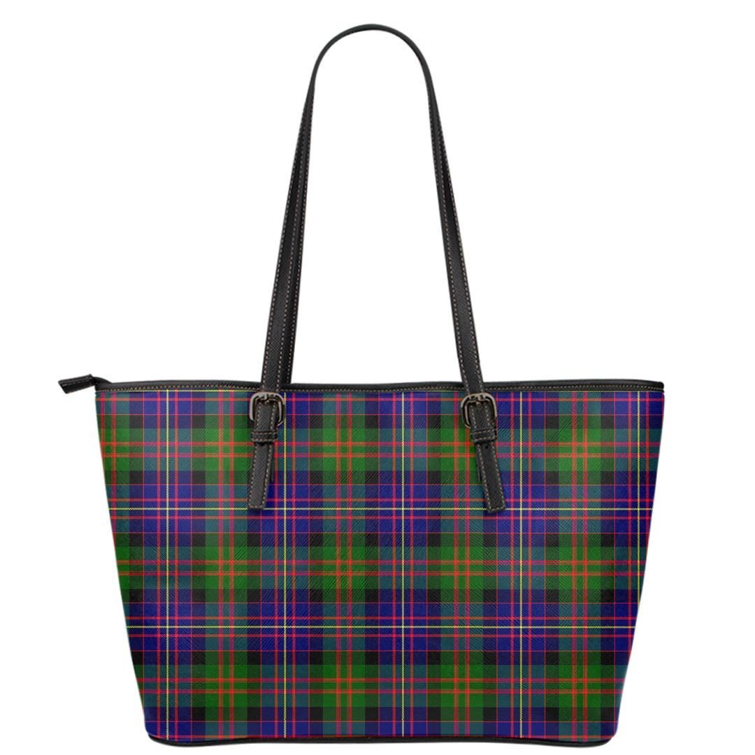 Cameron of Erracht Modern Tartan Plaid Leather Tote