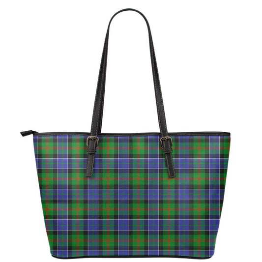 Paterson Tartan Plaid Leather Tote