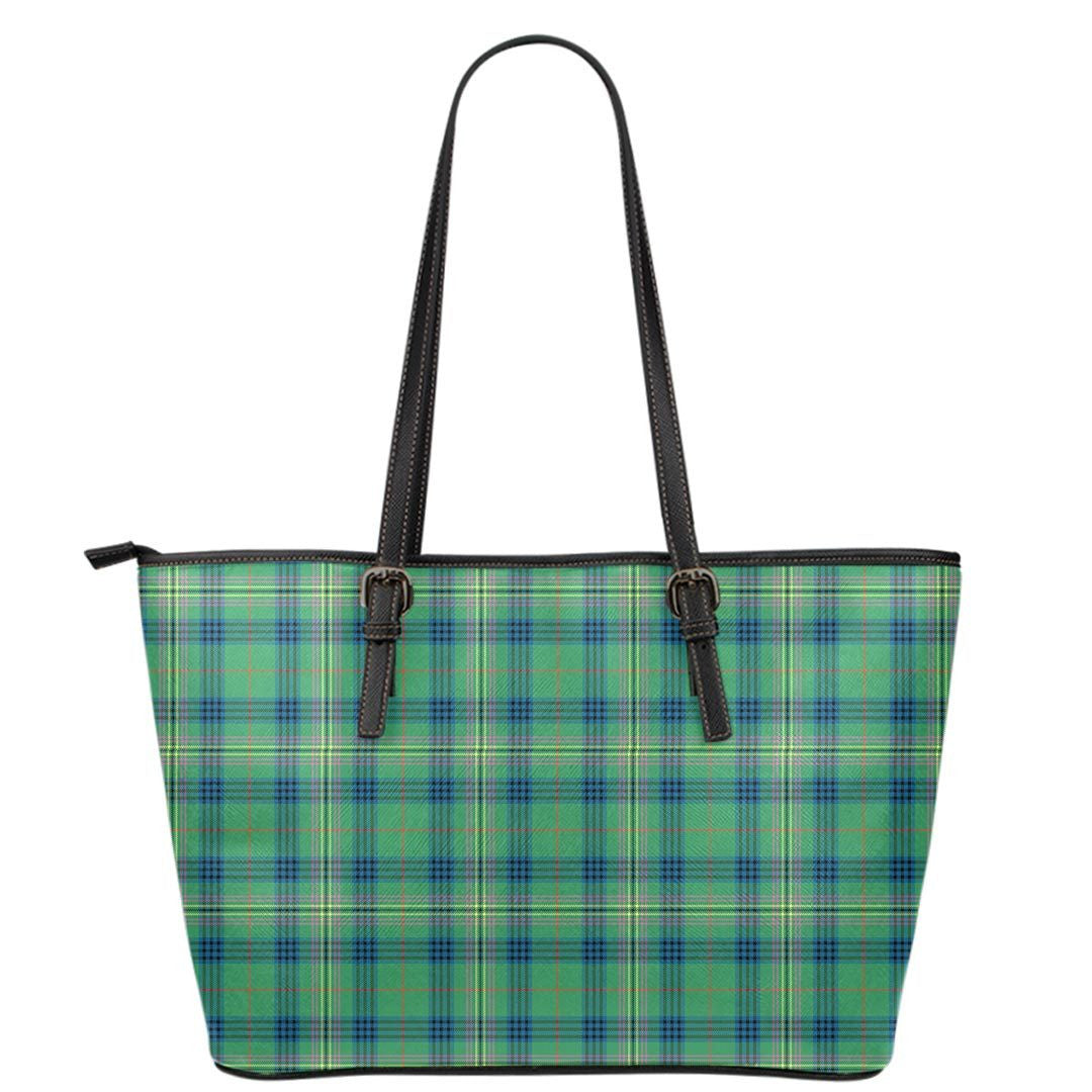 Kennedy Ancient Tartan Plaid Leather Tote