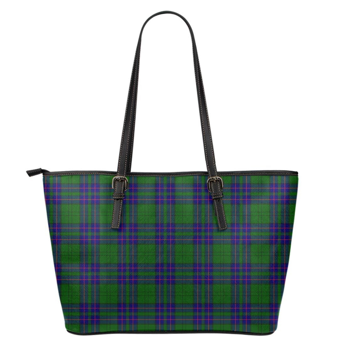 Lockhart Tartan Plaid Leather Tote