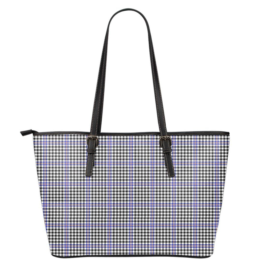 Sir Walter Scott Tartan Plaid Leather Tote