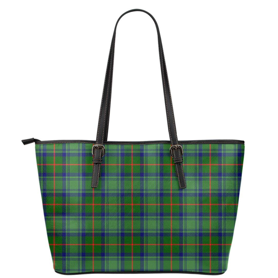 Cranstoun Tartan Plaid Leather Tote