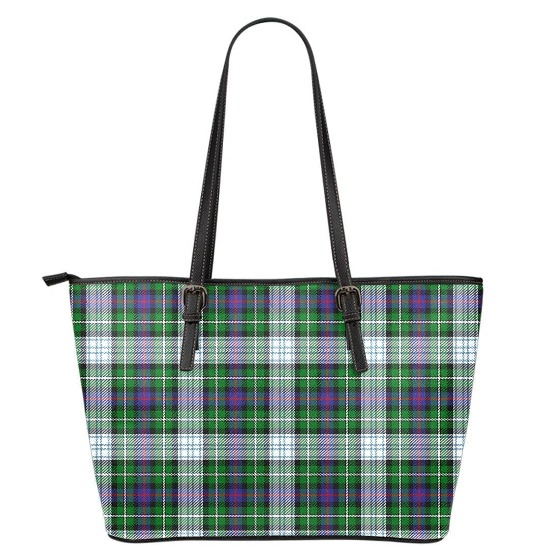 MacKenzie Dress Modern Tartan Plaid Leather Tote