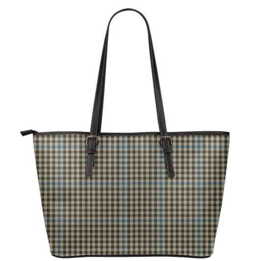 Haig Check Tartan Plaid Leather Tote