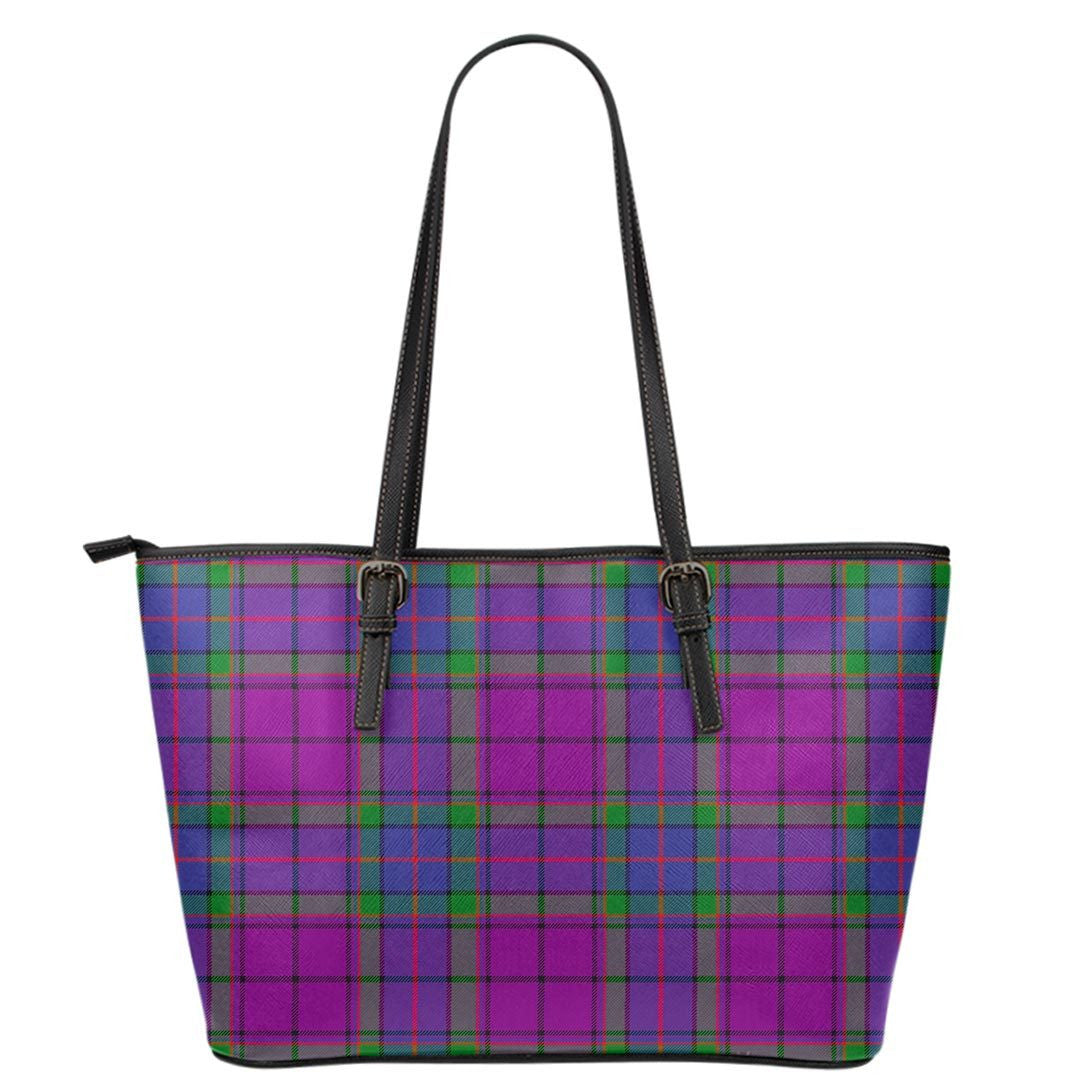 Wardlaw Modern Tartan Plaid Leather Tote