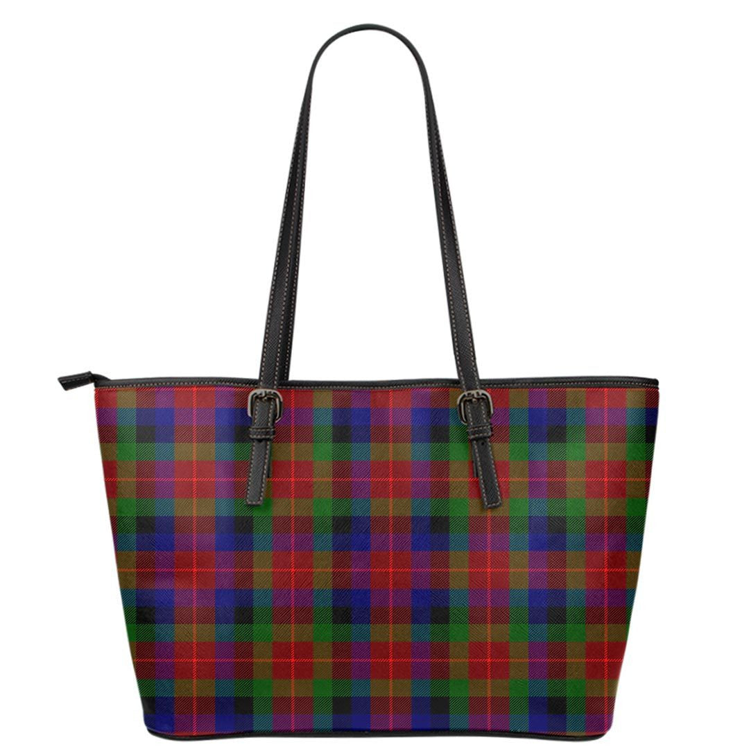 Tennant Tartan Plaid Leather Tote