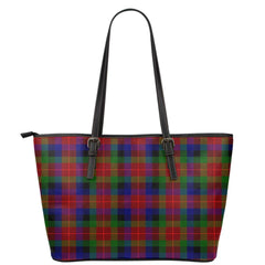 Tennant Tartan Plaid Leather Tote