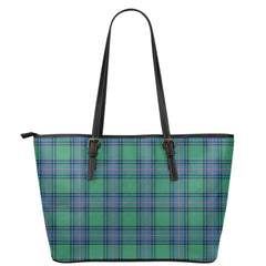 Shaw Ancient Tartan Plaid Leather Tote