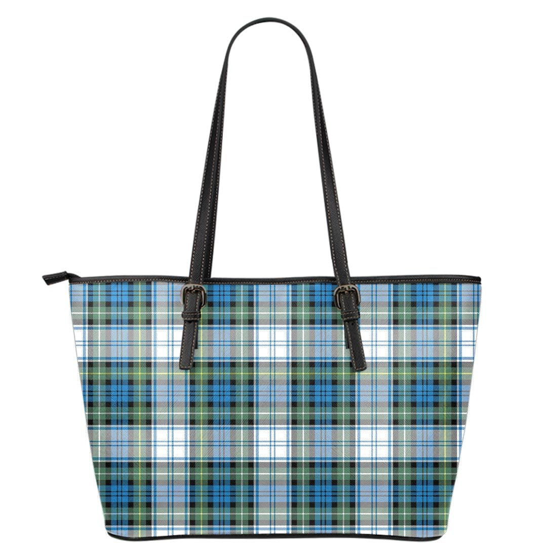 Campbell Dress Tartan Plaid Leather Tote