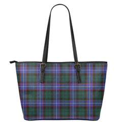 Guthrie Modern Tartan Plaid Leather Tote