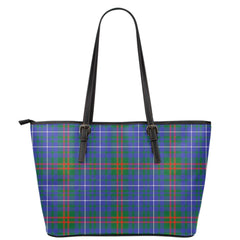 Edmonstone Tartan Plaid Leather Tote