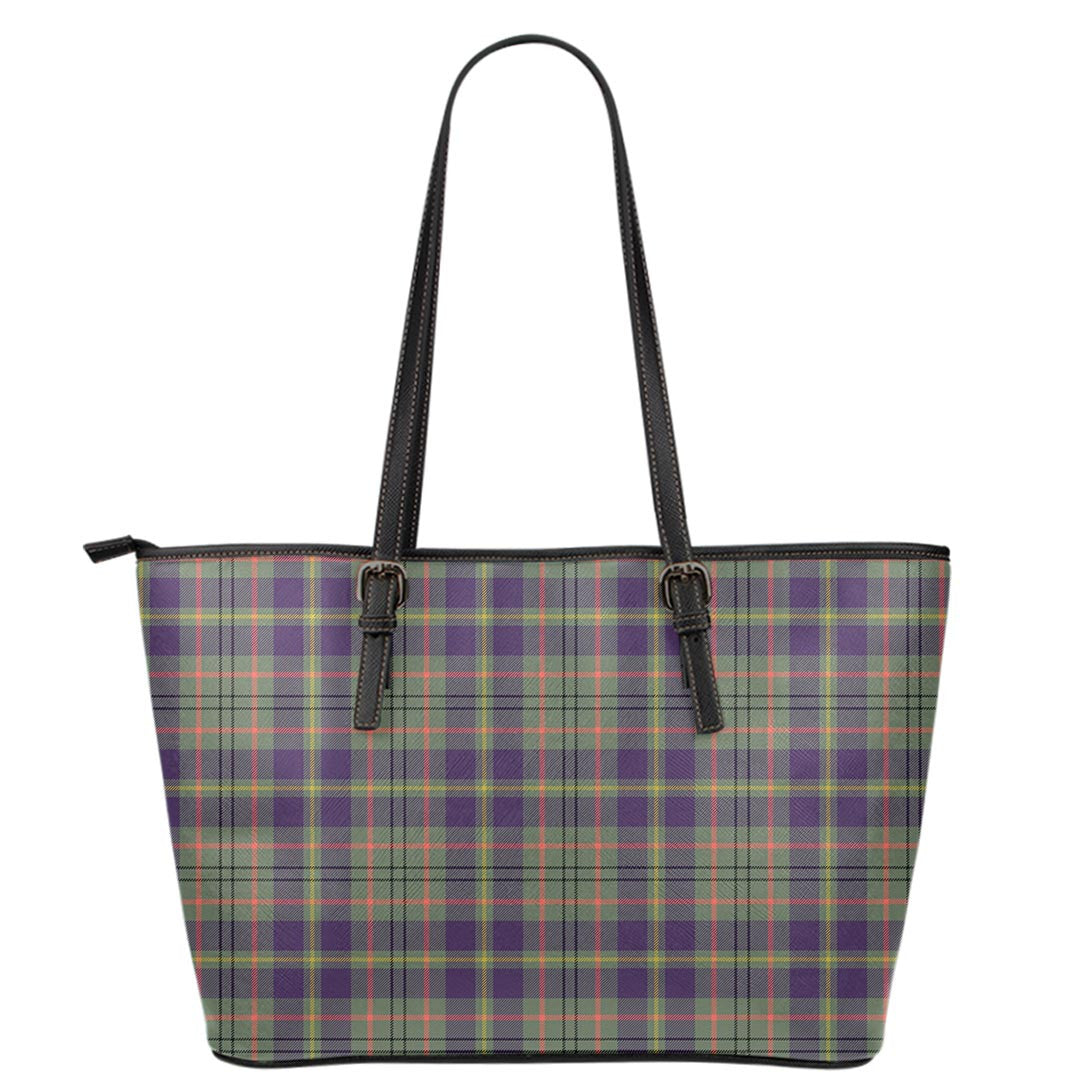 Taylor Tartan Plaid Leather Tote