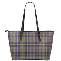Taylor Tartan Plaid Leather Tote
